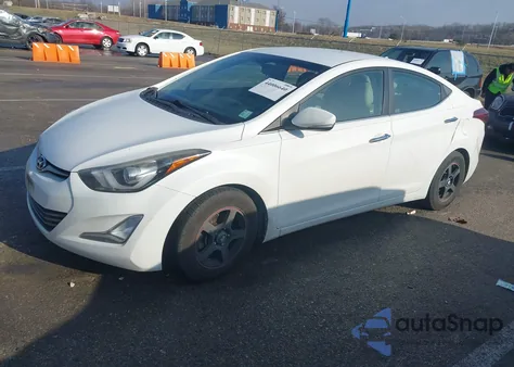 2014 Hyundai Elantra Limited из США, поврежденный, VIN 5NPDH4AE3EH486373